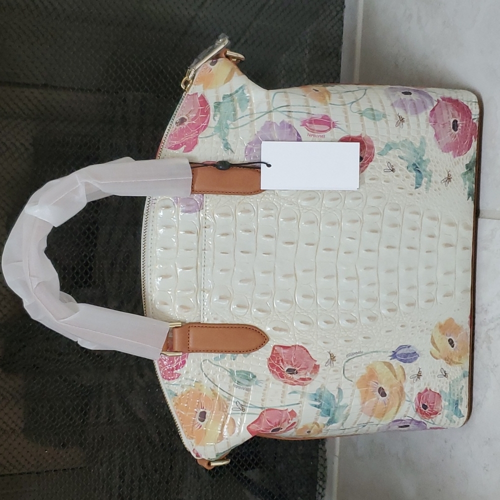 🥳🎈HOST PICK!🎈🥳  🌼 🌸 BRAHMIN Multi Papaver Large Duxbury Satchel 🌼 🌸 - Picture 8 of 14